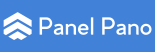 panel pano blue over white