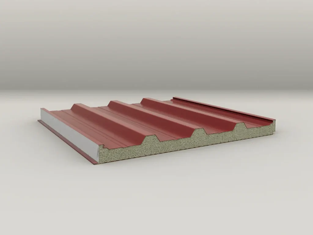 5-hadve-kepli-purpir-dolgulu-cati-paneli-3009 çatı ges panel,5 hadveli çatı paneli,ges uyumlu sandviç panel,solar panel altı sandviç,çatı güneş enerji,çatı ges,ges çatı paneli